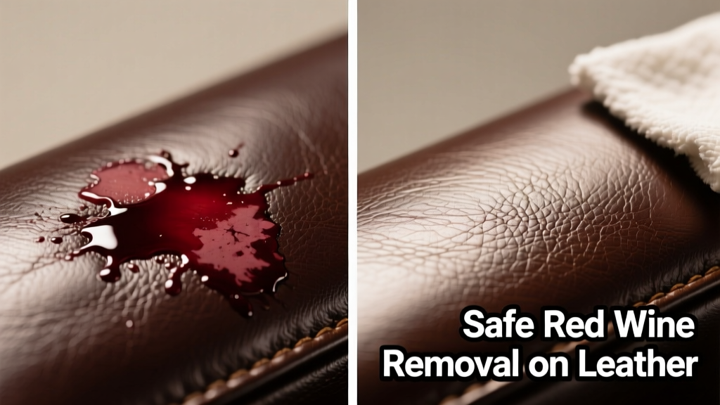 How to Remove Red Wine from Leather Safely