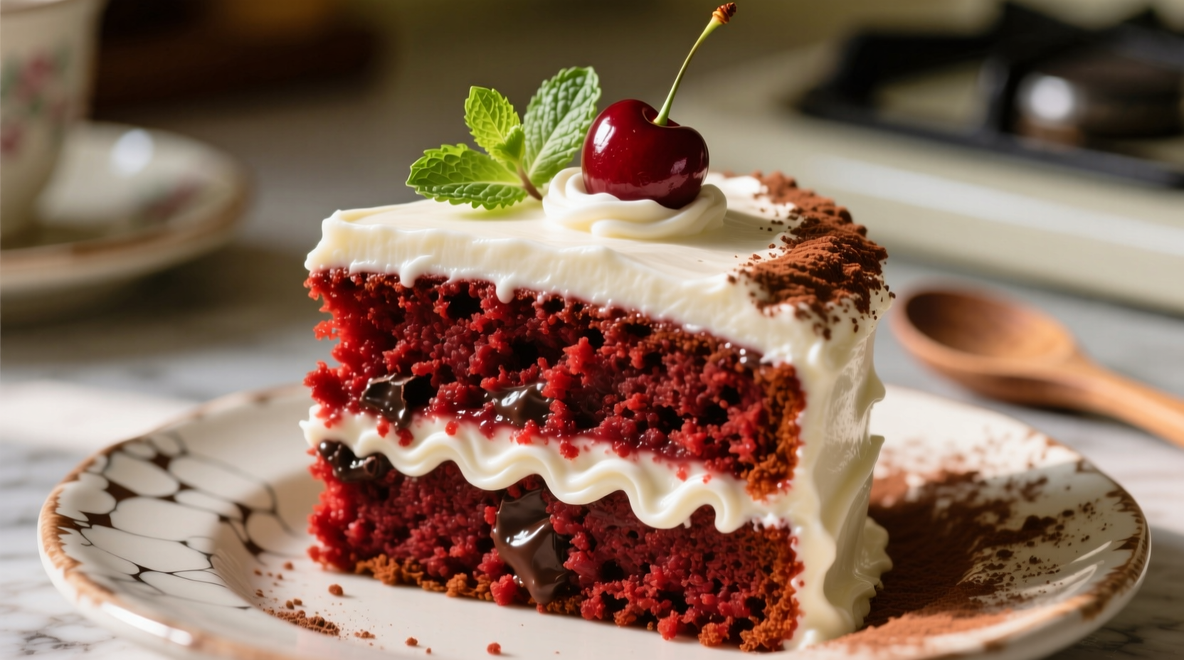 what does red velvet cake taste like