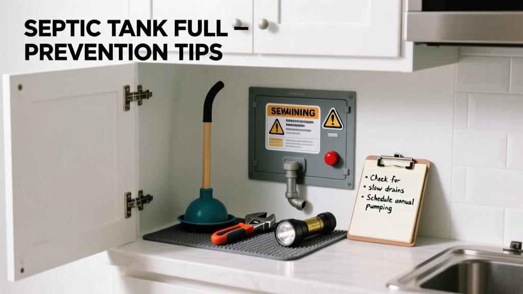 Septic Tank Full in Kitchen: Quick Fixes & Prevention