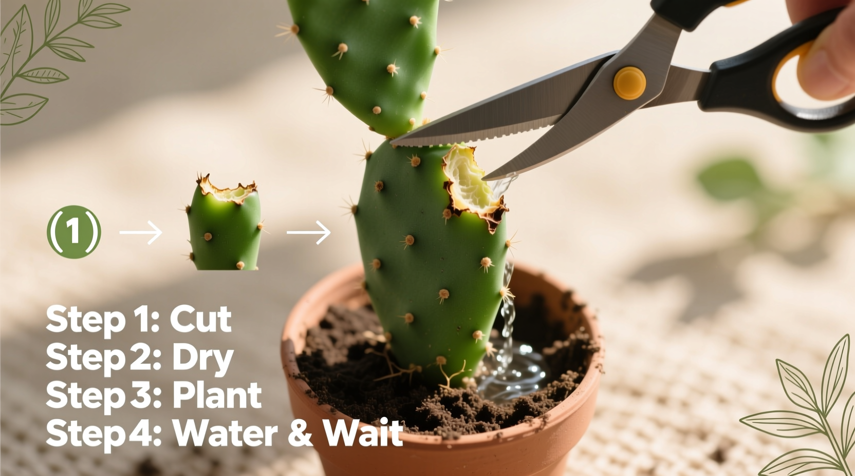 Root Cacti in 3 Steps | TheHomeSprouts