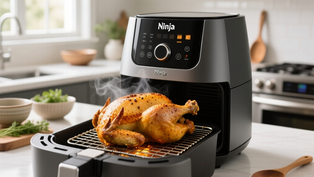 How to Roast Chicken in a Ninja Air Fryer (Crispy & Juicy)