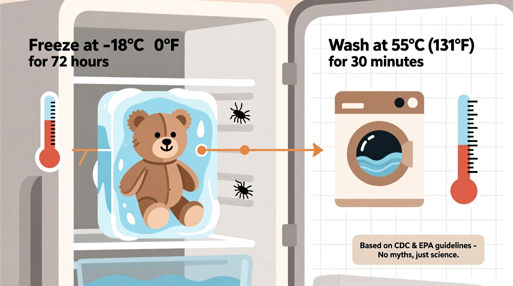 freezing stuffed animals for dust mites fact or fiction