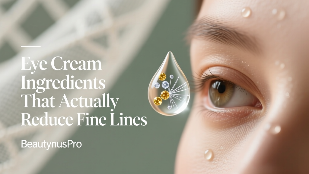 Eye Cream Ingredients That Actually Reduce Fine Lines