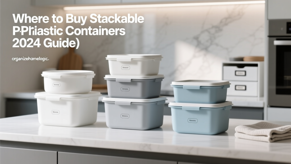 Where to Buy Stackable Plastic Containers (2024 Guide)