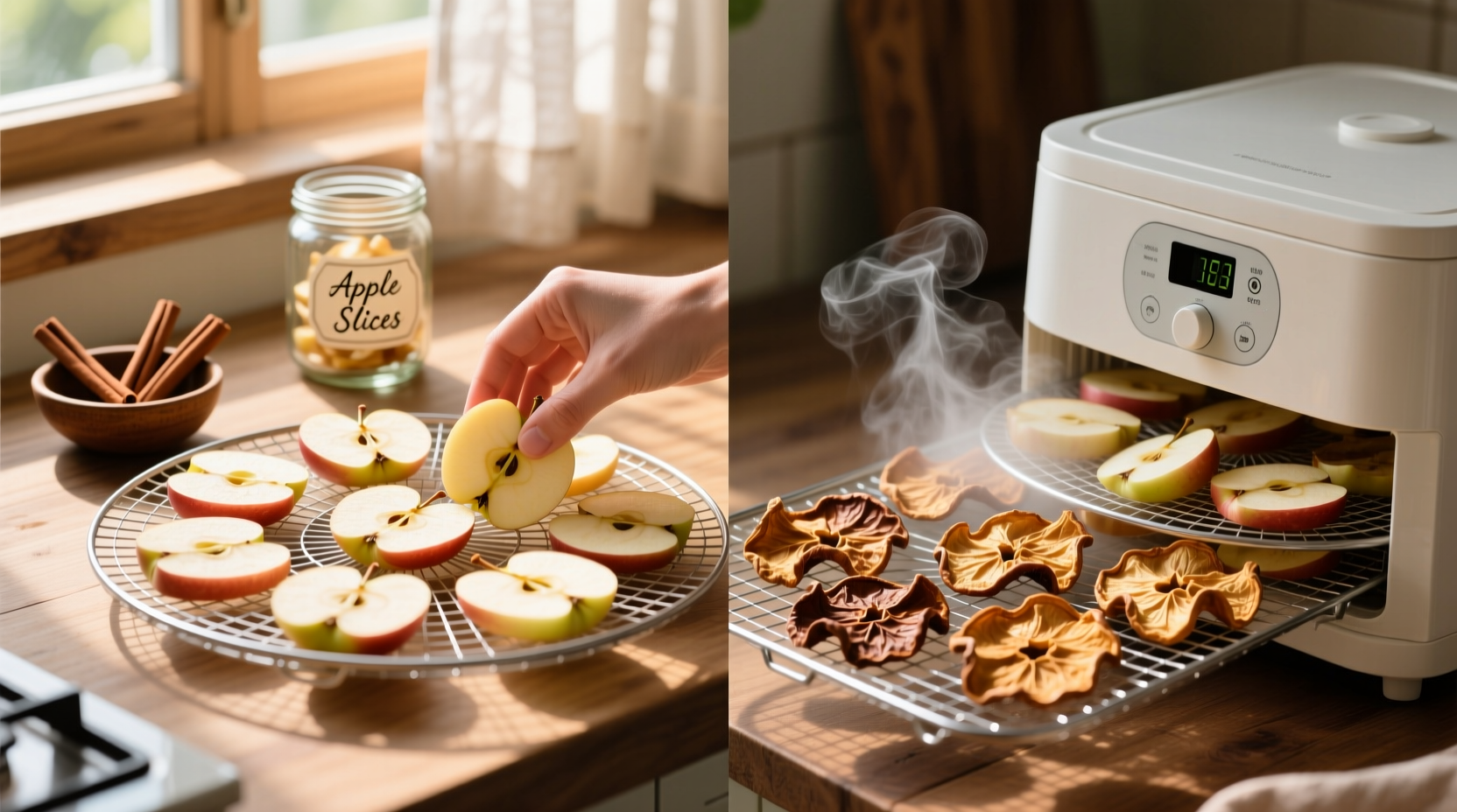how to dehydrate apples