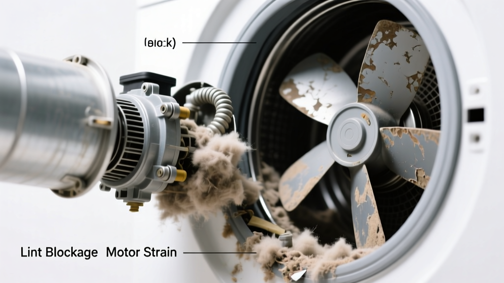 Dryer Vent Clogged Making Grinding Noise: Quick Diagnosis