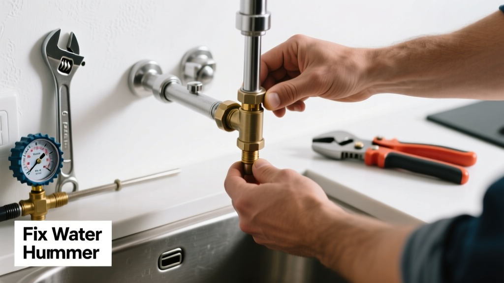 Fix Water Hammer in Your Kitchen Faucet or Dishwasher