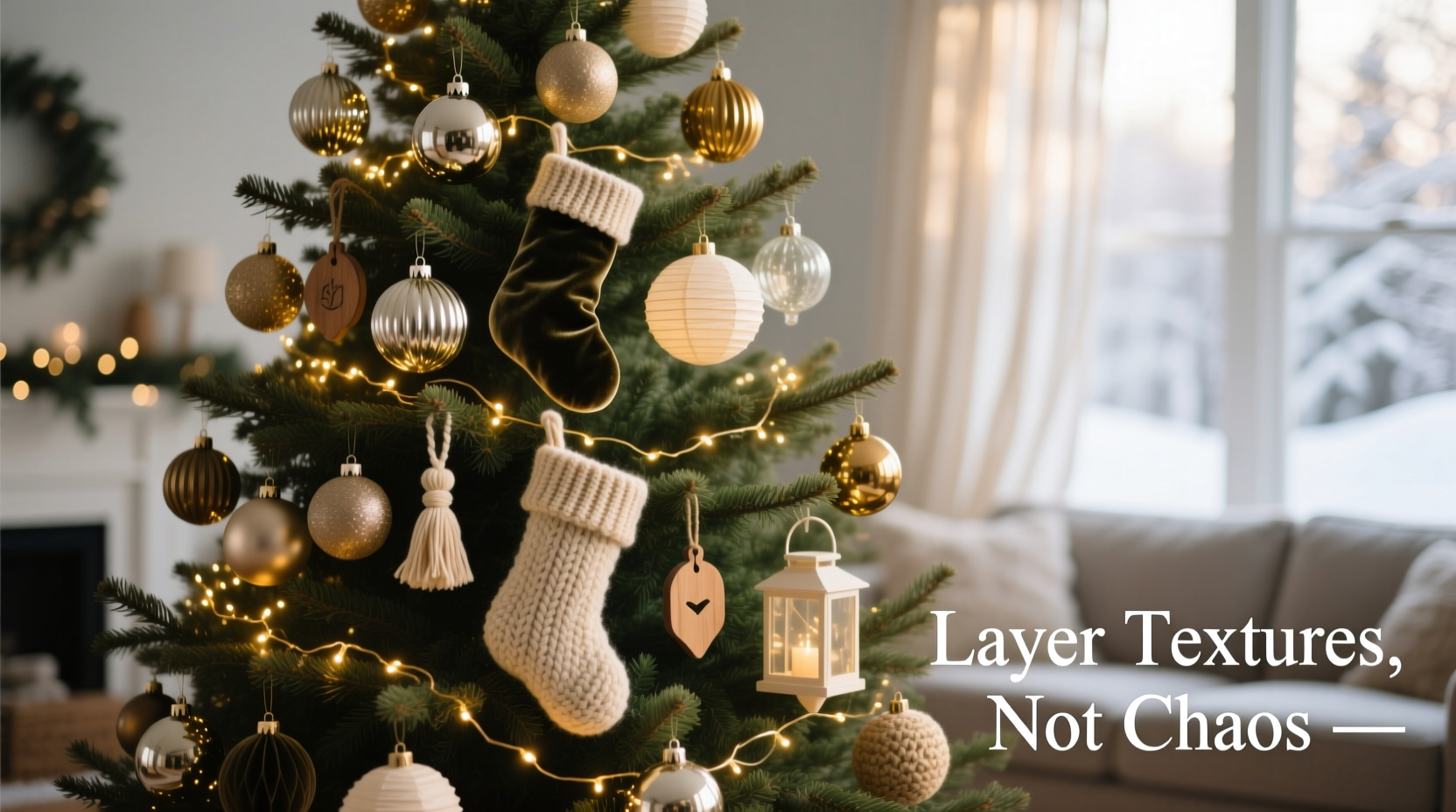 how to layer different ornament textures without overwhelming your christmas tree