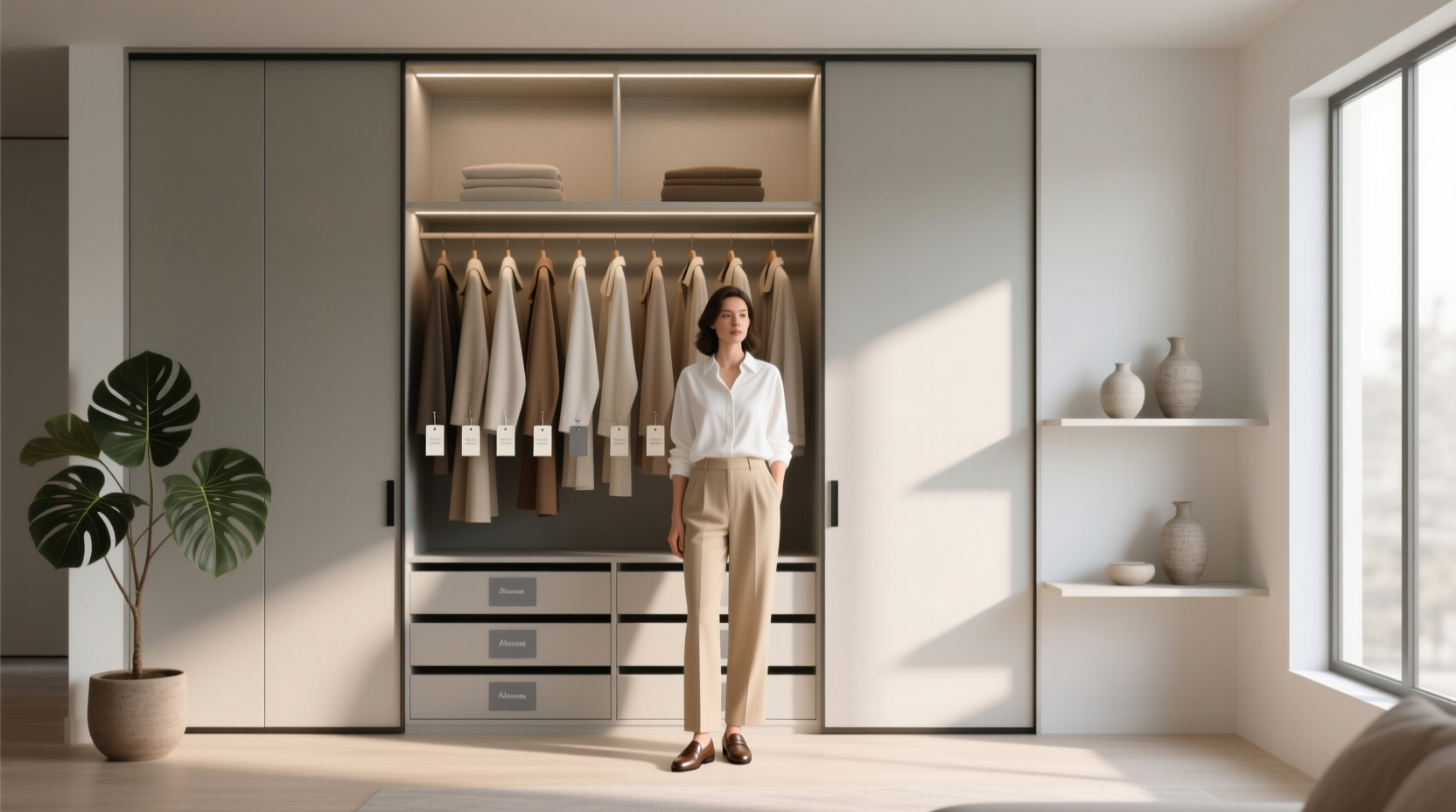 closet organization tips for minimalists