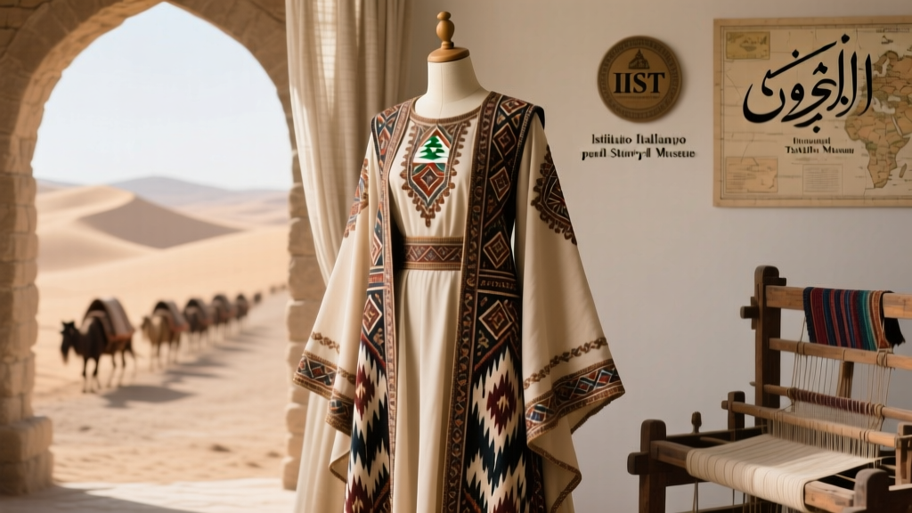 Lebanese Tannoura Dress Embroidery And Silk Thread Tension Guide