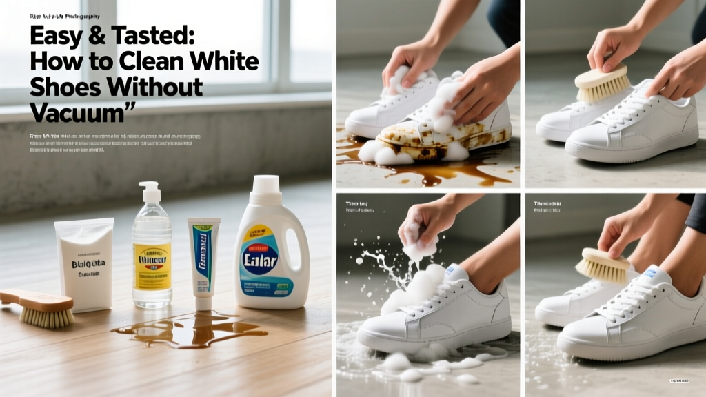 Easy & Tested: How to Clean White Shoes Without Vacuum