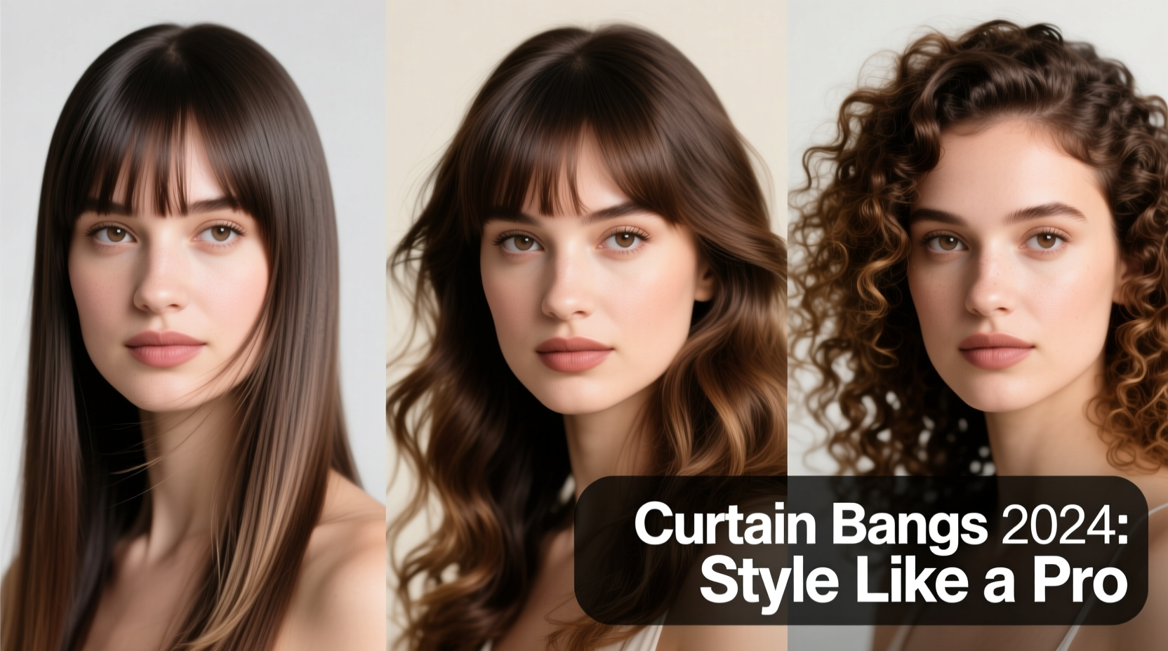 how to style curtain bangs without looking dated pro tips for every hair type