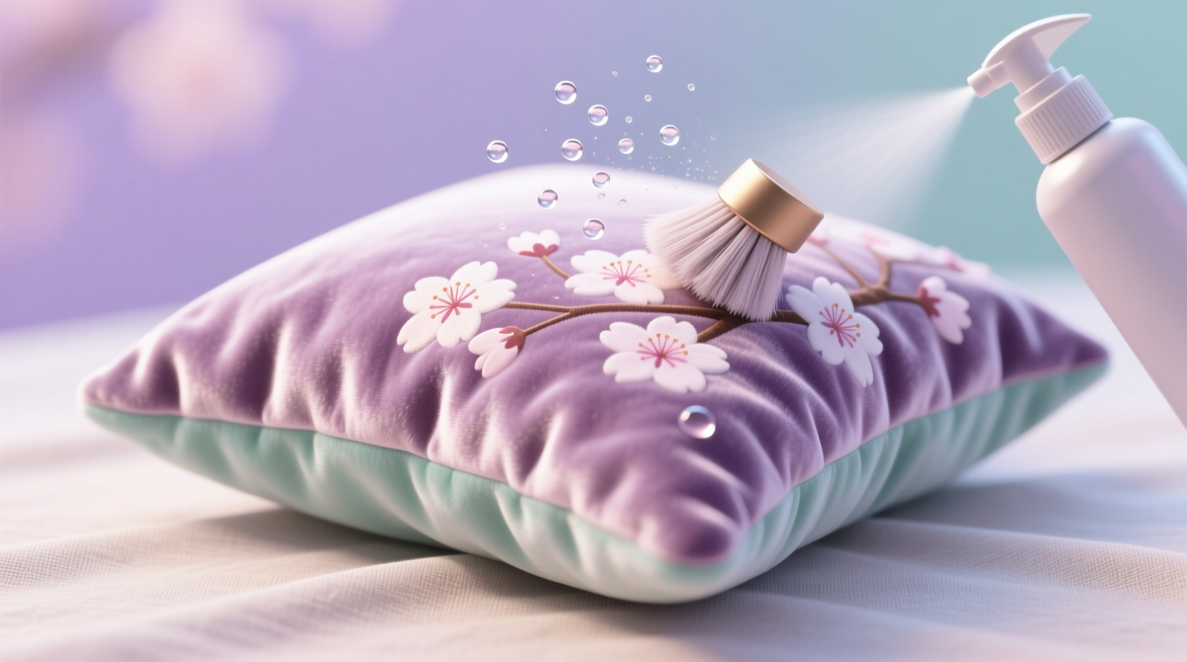 how to clean velvet anime cushion covers safely