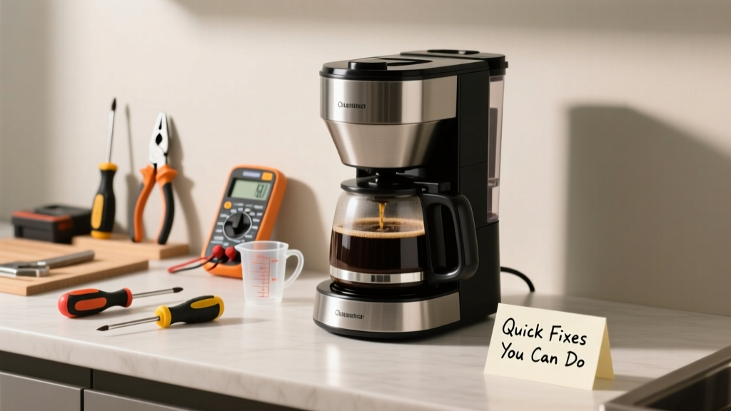 Coffee Maker Not Brewing? Quick Fixes You Can Do