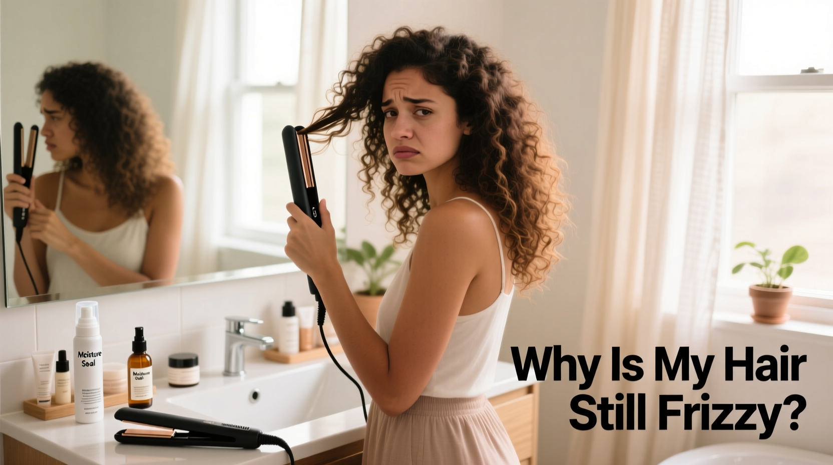 why is my hair frizzy even after straightening and how to lock in smoothness