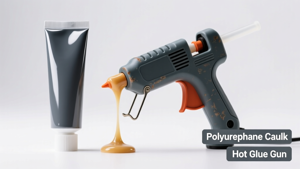 Polyurethane Caulk vs Hot Glue Gun: Best for Sealing?
