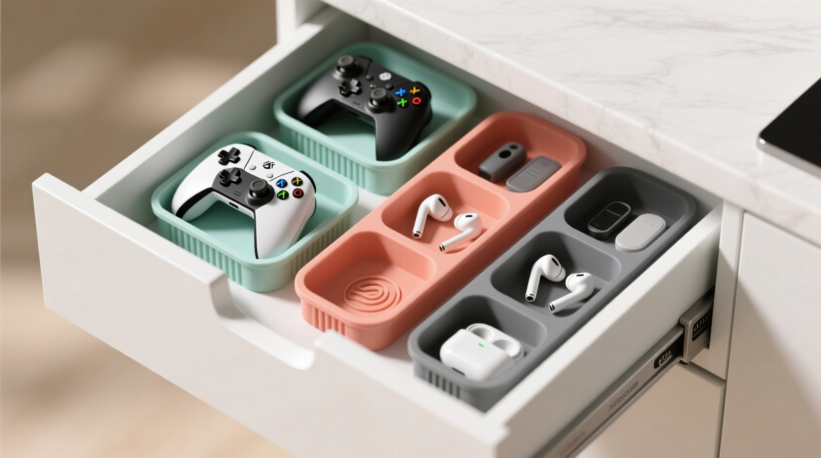closet organization tips controller claw clip drawer fix