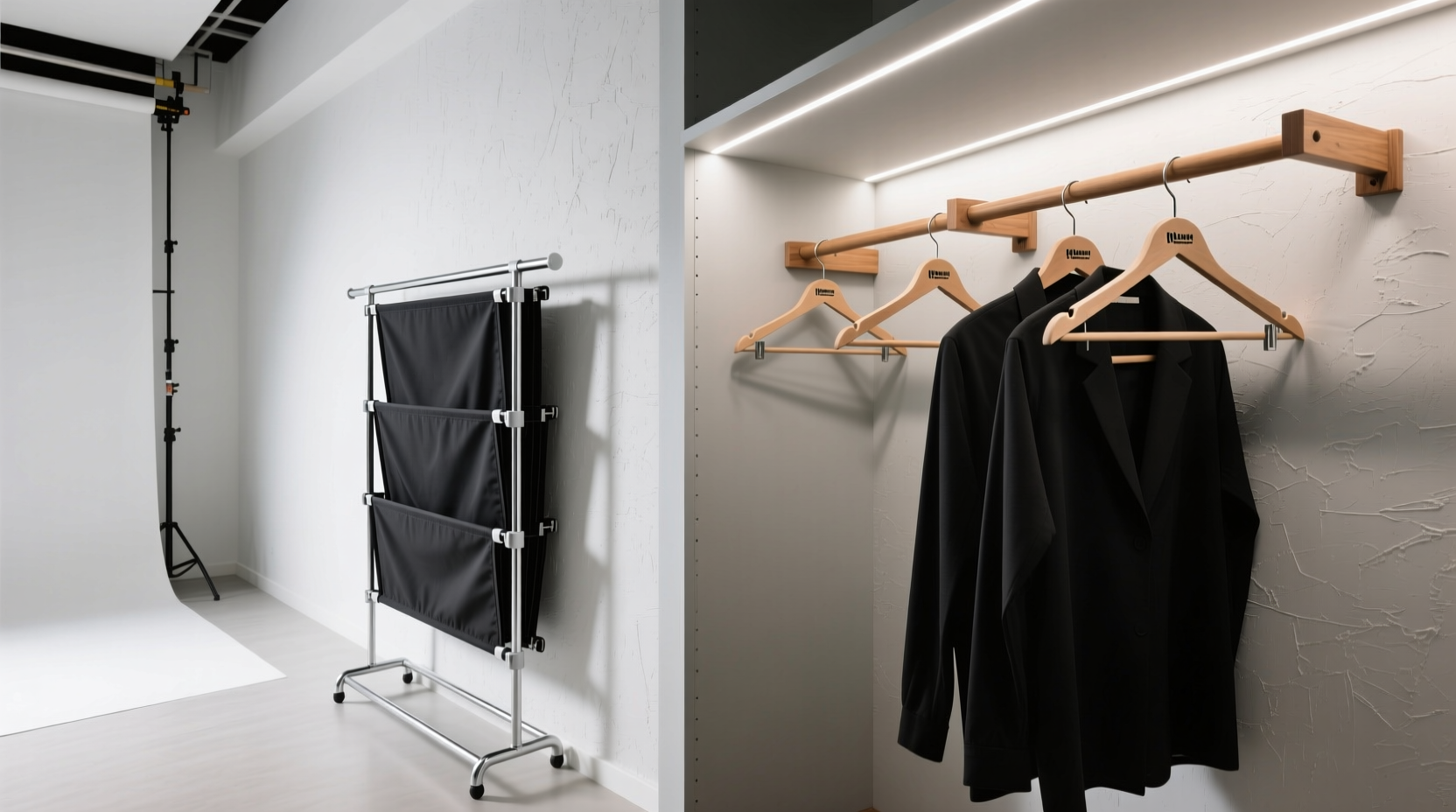 foldable rack vs hanging rod studio closet truths