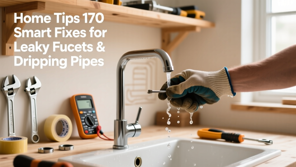 Home Tips 170: Smart Fixes for Leaky Faucets & Dripping Pipes