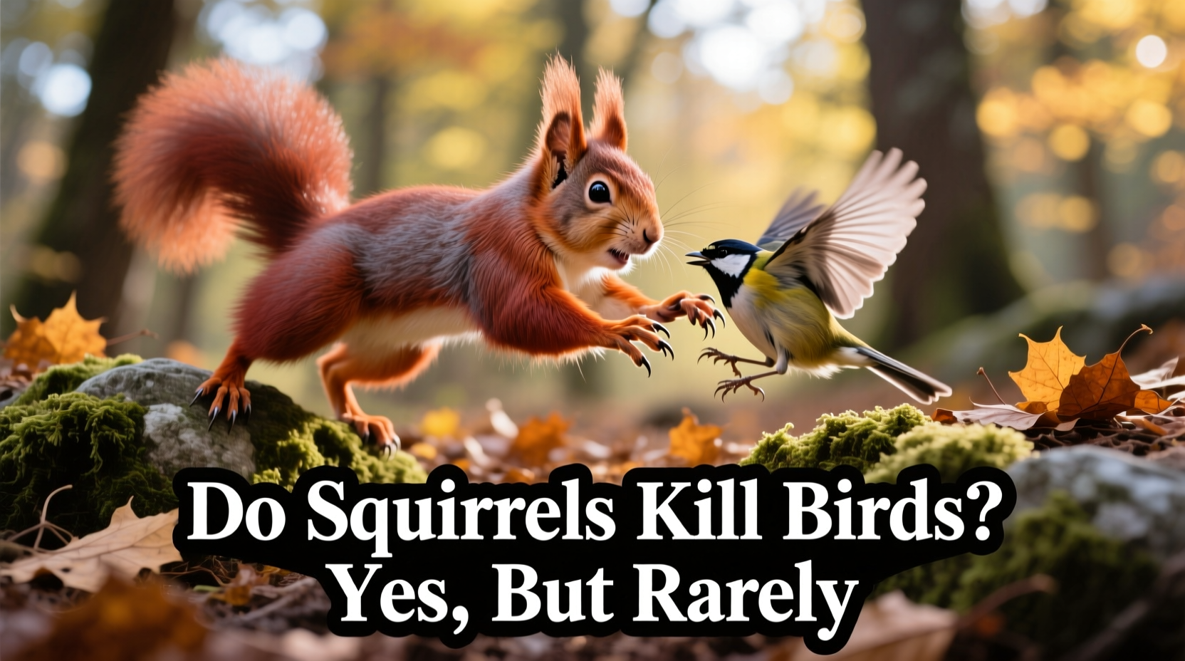 Do Squirrels Kill Birds? Yes, But Rarely