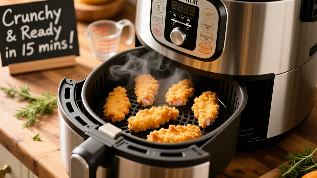 Crispy Frozen Chicken Tenders in Instant Pot Air Fryer