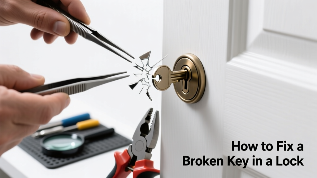 How to Fix a Door Key Broken Off in the Lock
