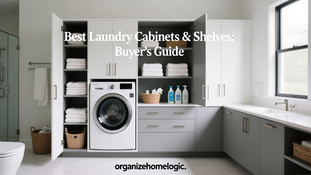 Best Laundry Cabinets & Shelves: Buyer’s Guide