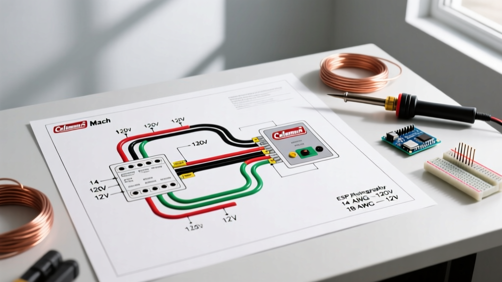 Wiring Diagram for Coleman Mach Thermostat & RV Panel Breaker Guide