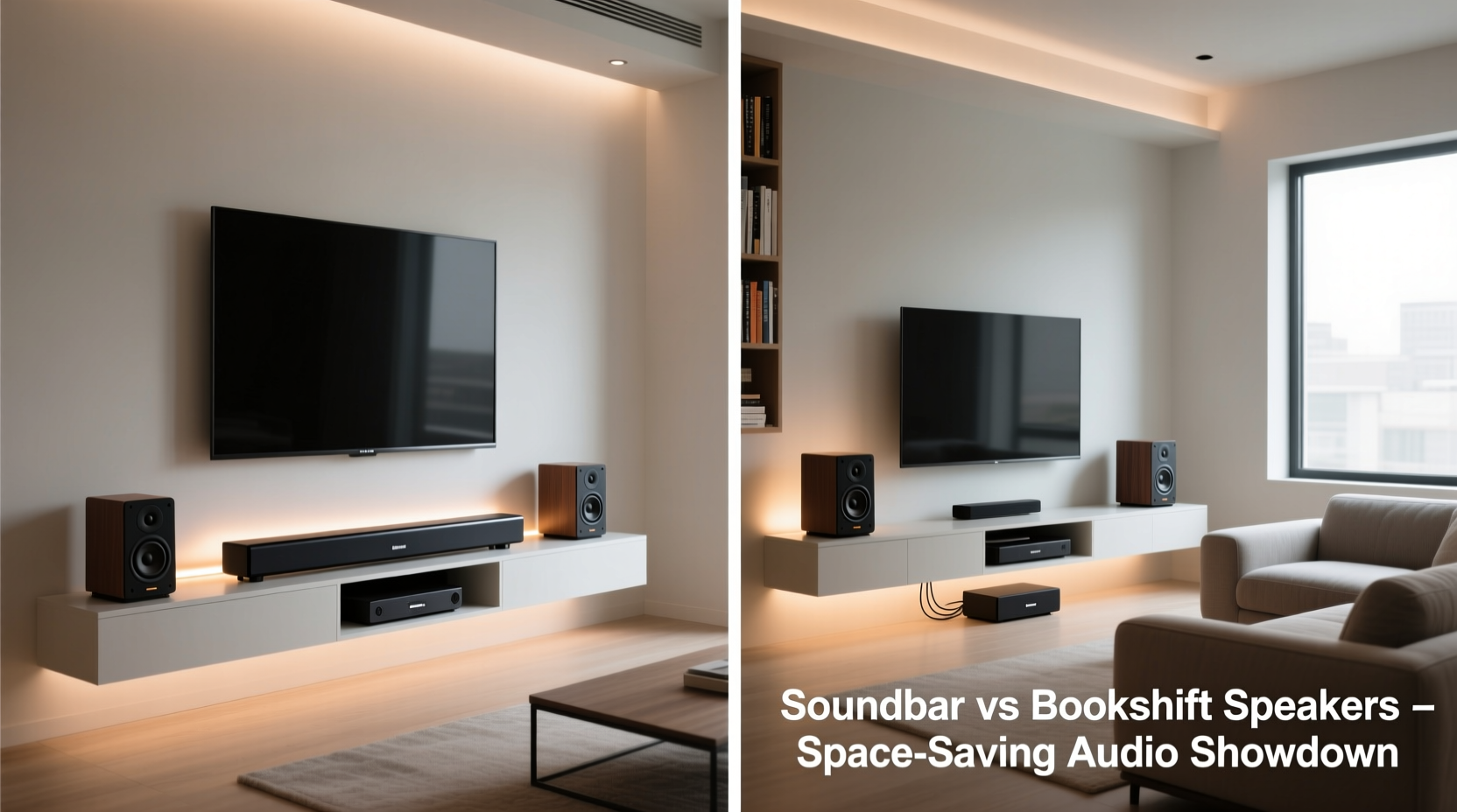 soundbar vs bookshelf speakers which audio setup actually saves space without losing bass