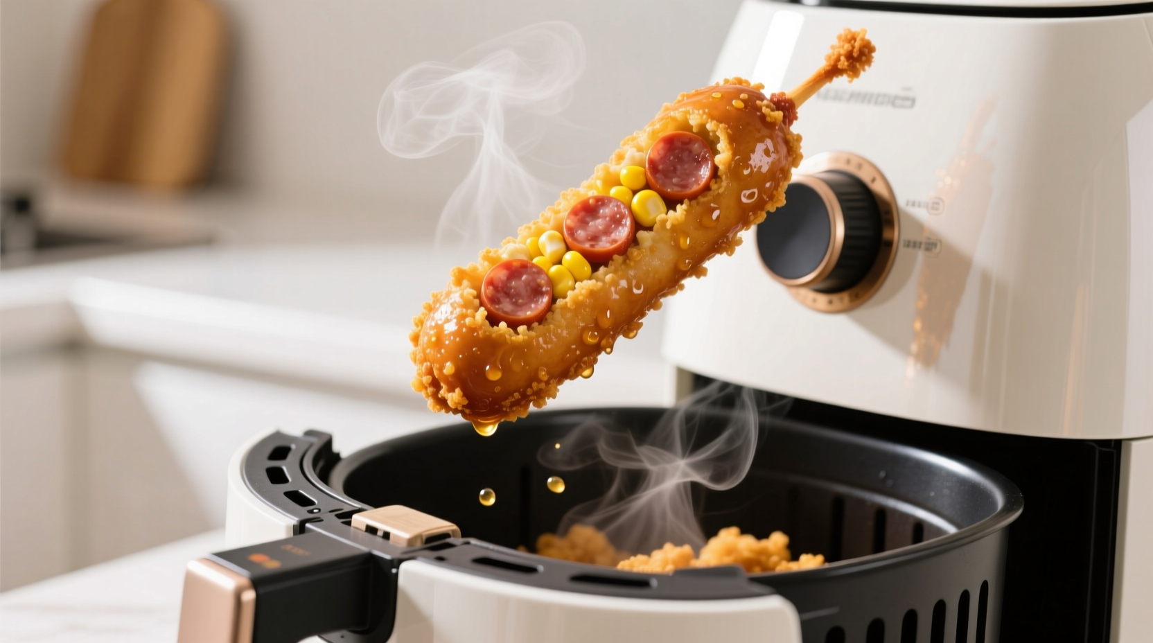 you should finish your corn dogs in the air fryer