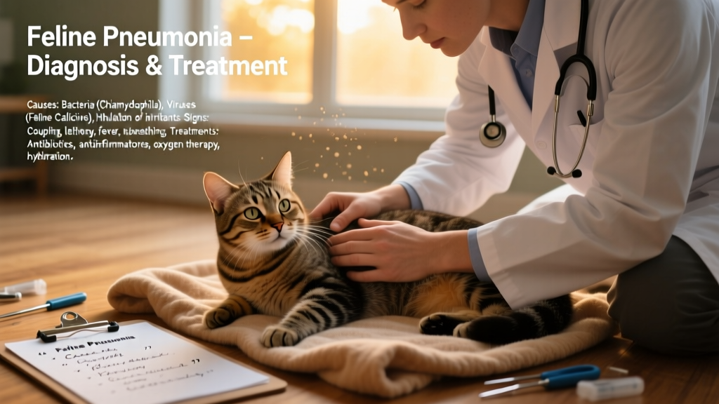 Pneumonia in Cats: Causes, Signs & Treatments