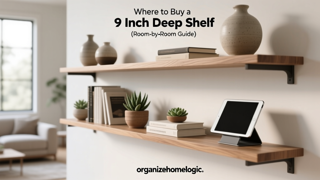 Where to Buy a 9 Inch Deep Shelf (Room-by-Room Guide)