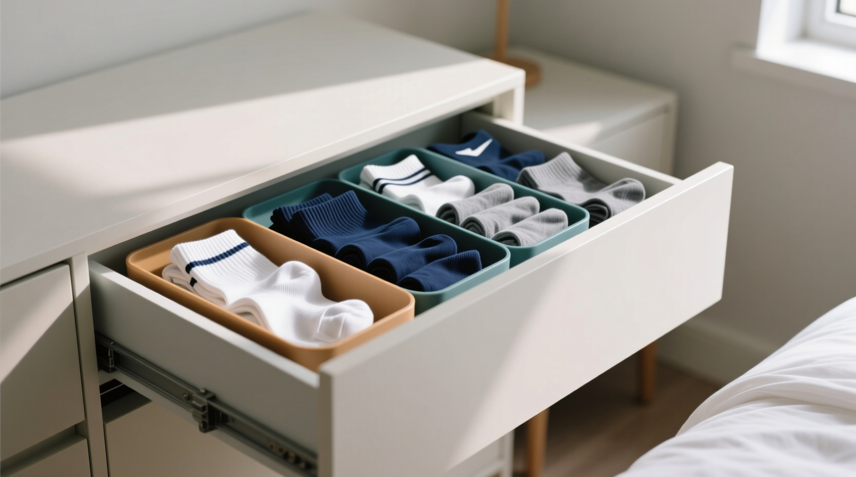 sock organization tips drawer dividers vs compartment inserts
