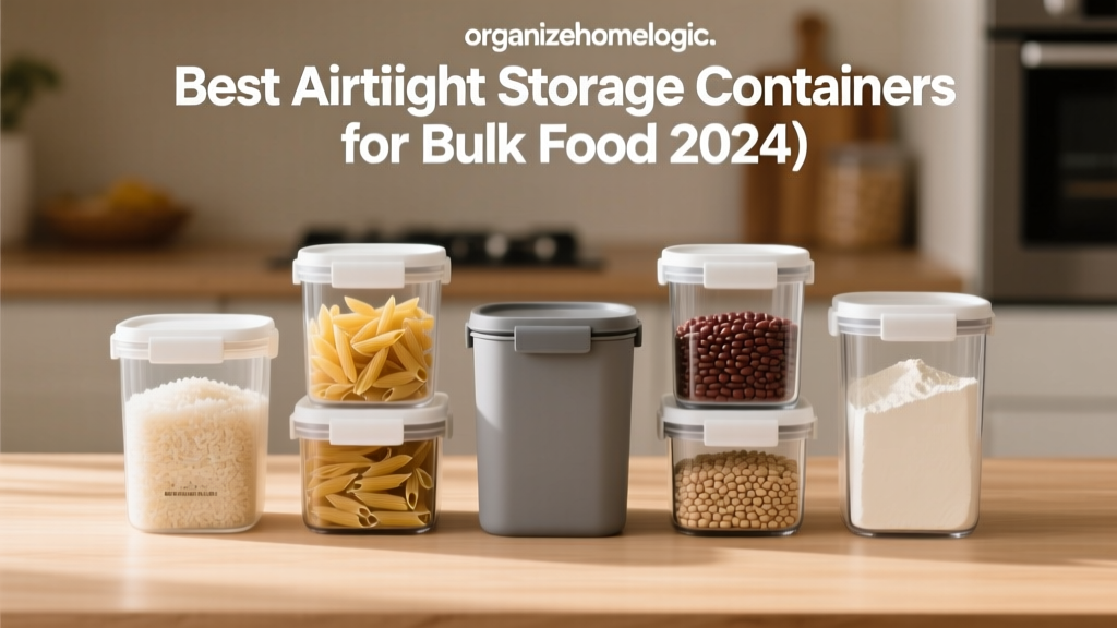 Best Airtight Storage Containers for Bulk Food (2024)