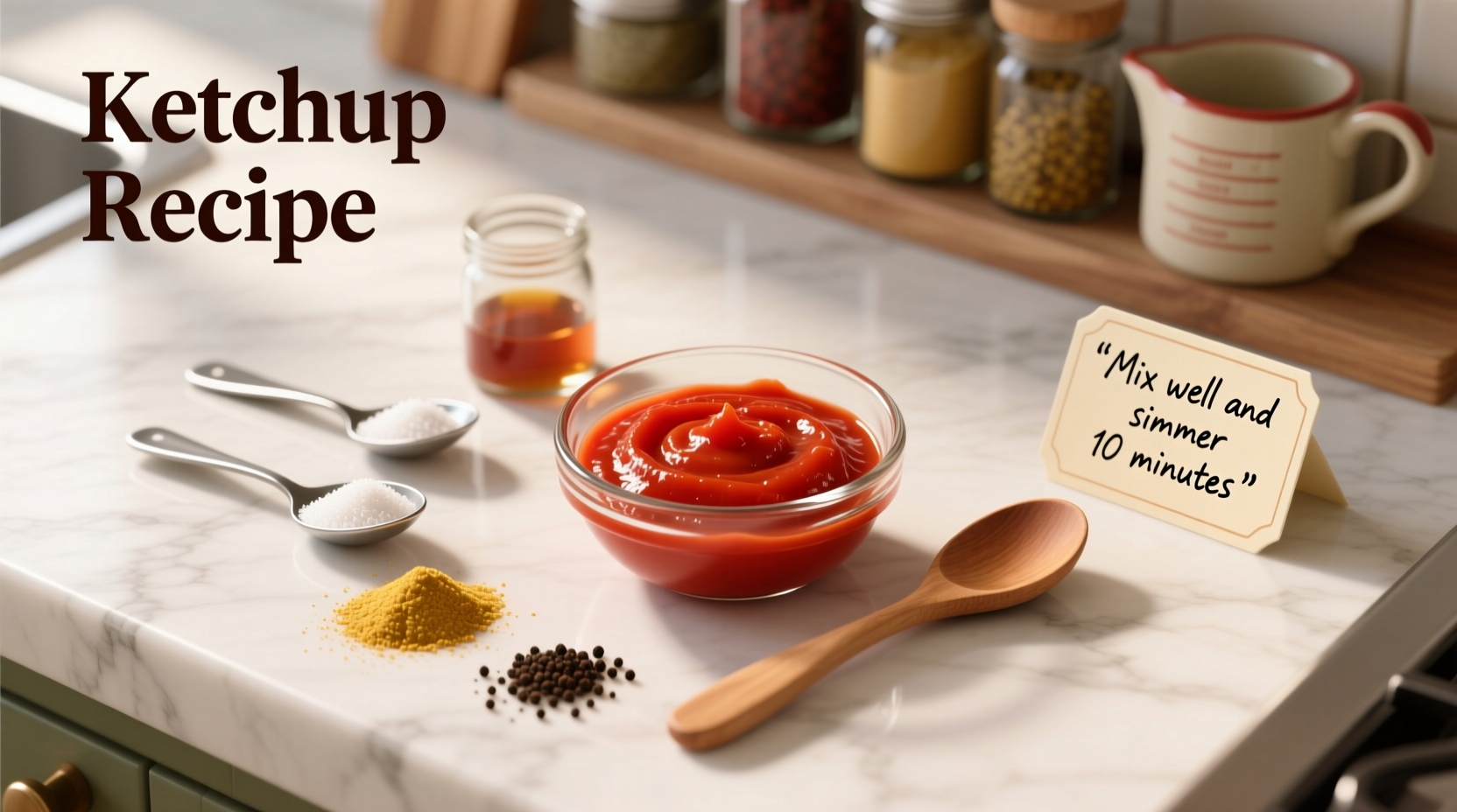 Make Ketchup from Tomato Paste: 30-Minute Recipe