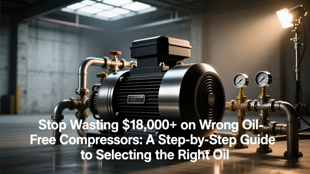 Oil-Free Compressor Selection Guide: ISO 8573 & TCO