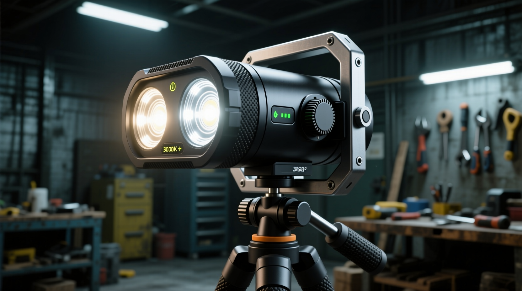 make a powerful led camera mounted light on the cheap