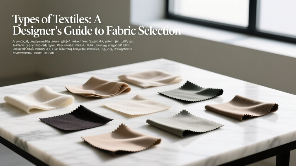 Types of Textiles: A Designer’s Guide to Fabric Selection