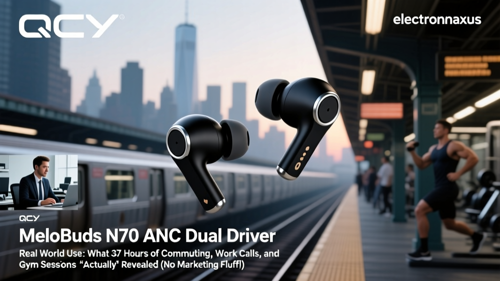 QCY MeloBuds N70 ANC Dual Driver Real World Use: What 37 Hours of Commuting, Work Calls, and Gym Sessions *Actually* Revealed (No Marketing Fluff)