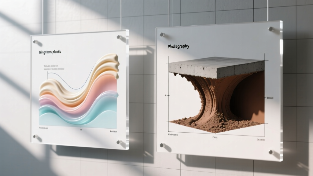 Side-by-side scientific diagram comparing the Bingham plastic flow curve of melting ice cream to fresh concrete slump test