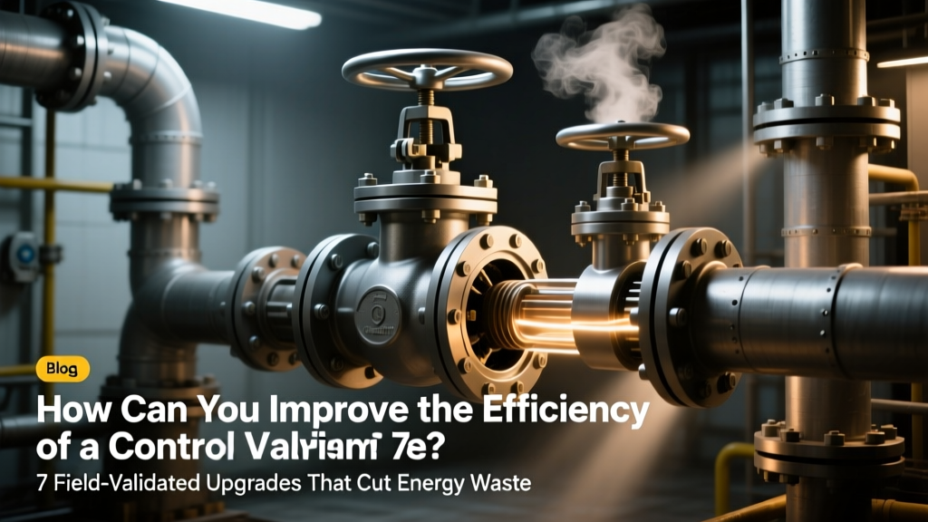 7 Field-Validated Control Valve Upgrades Save 22–41% Energy
