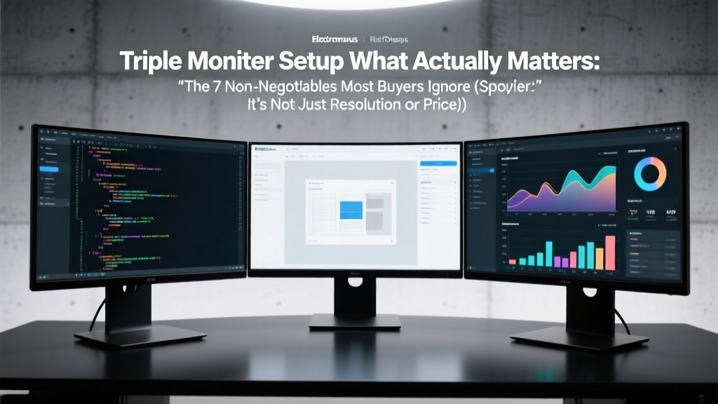 Triple Monitor Setup What Actually Matters: The 7 Non-Negotiables Most Buyers Ignore (Spoiler: It’s Not Just Resolution or Price)