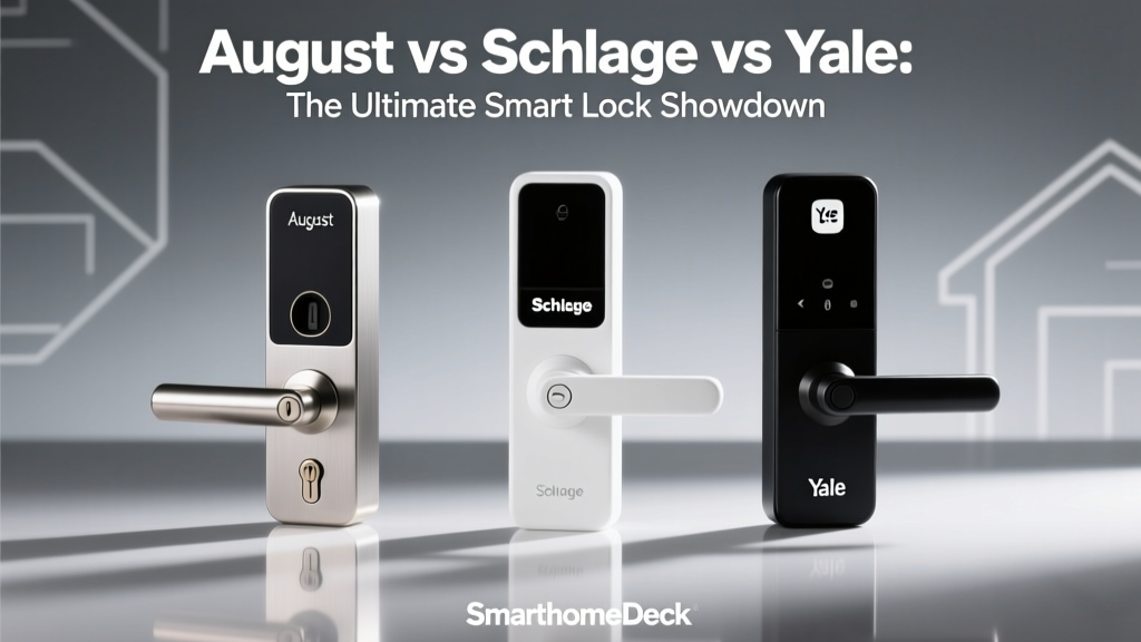 August vs Schlage vs Yale: The Ultimate Smart Lock Showdown