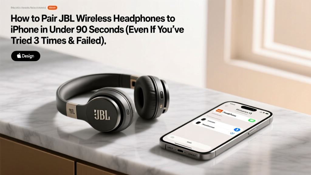 JBL Wireless Headphones Pairing with iPhone (2026)
