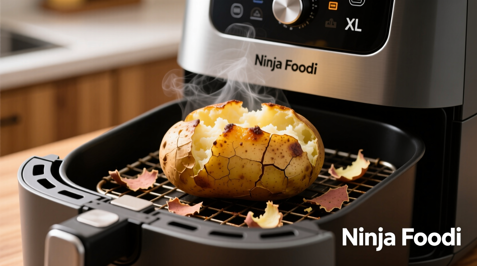 Perfect Ninja Foodi Baked Potato in 35 Minutes
