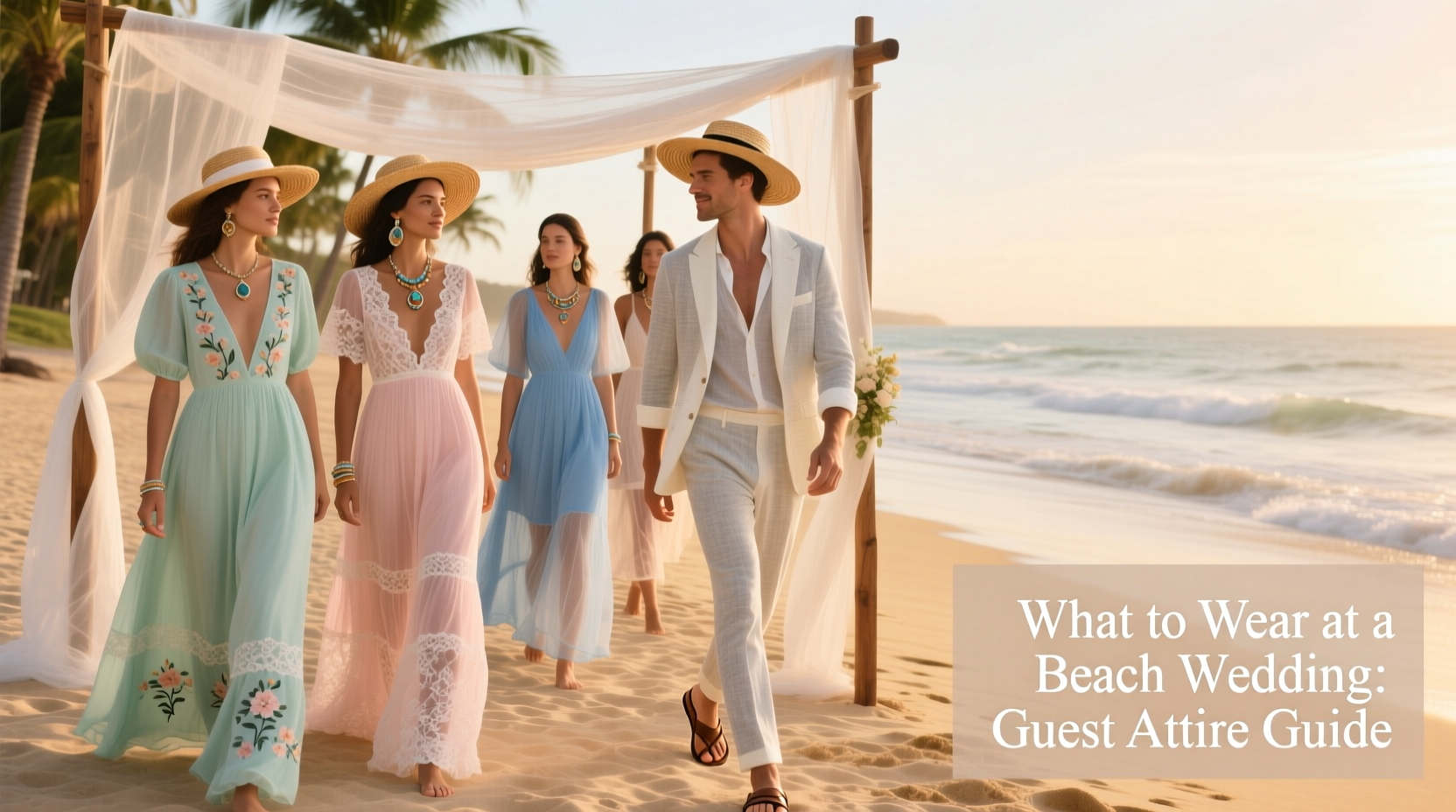 what to wear at a beach wedding