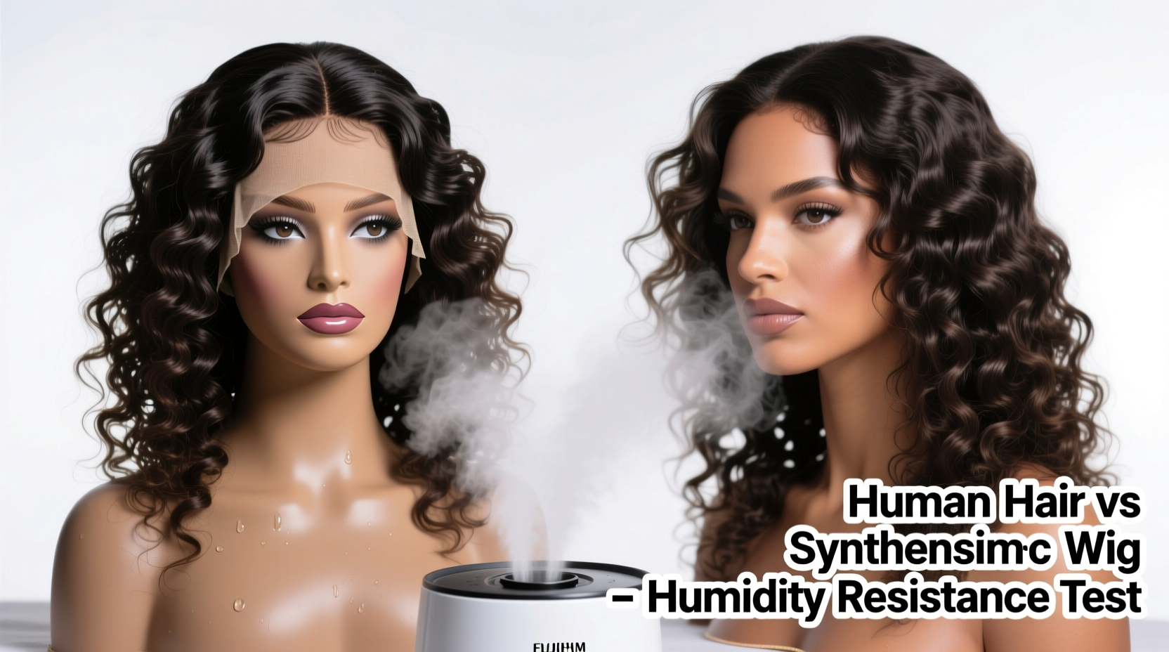 synthetic wigs vs human hair which survives humidity better