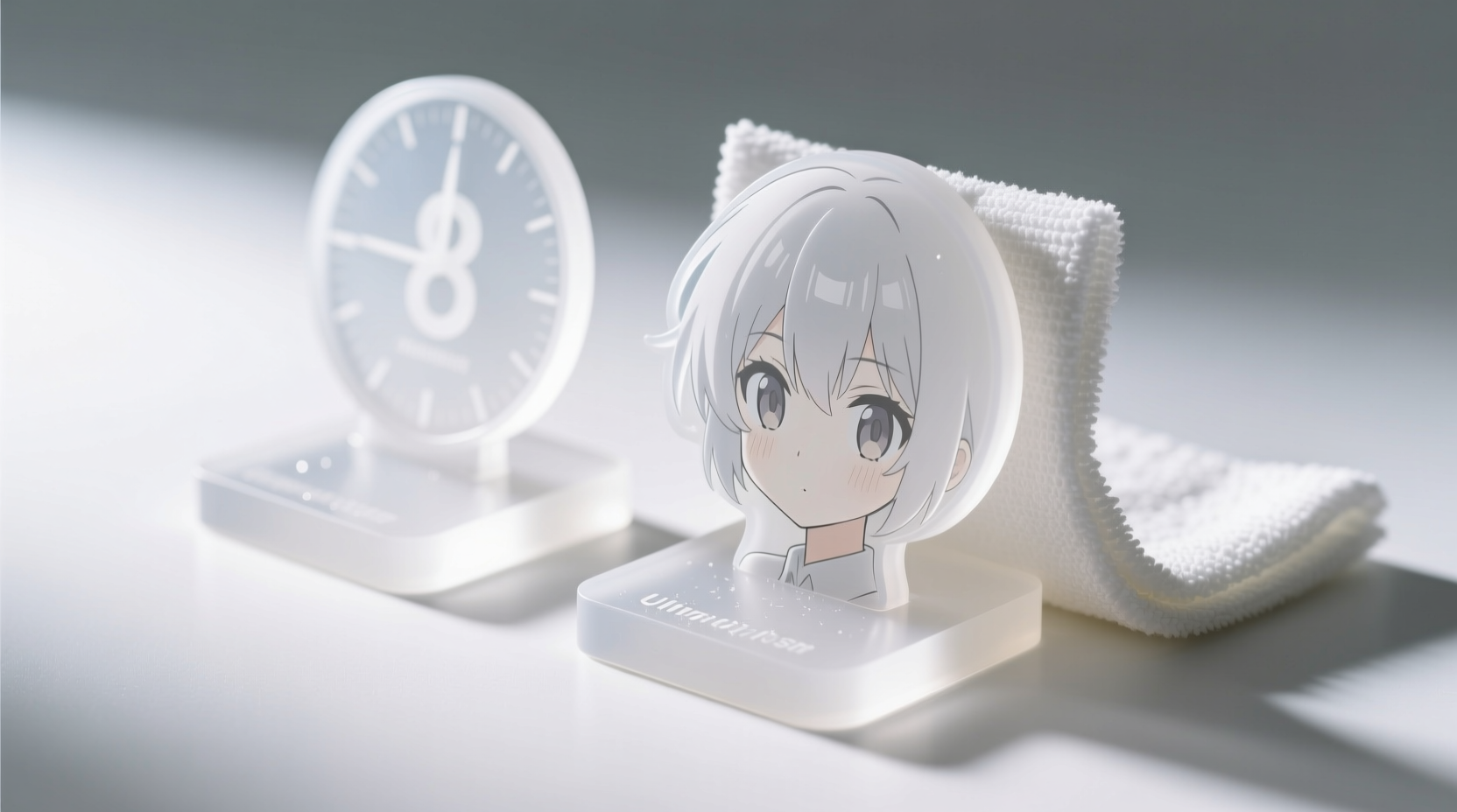 how to clean silicone anime stands without streaks