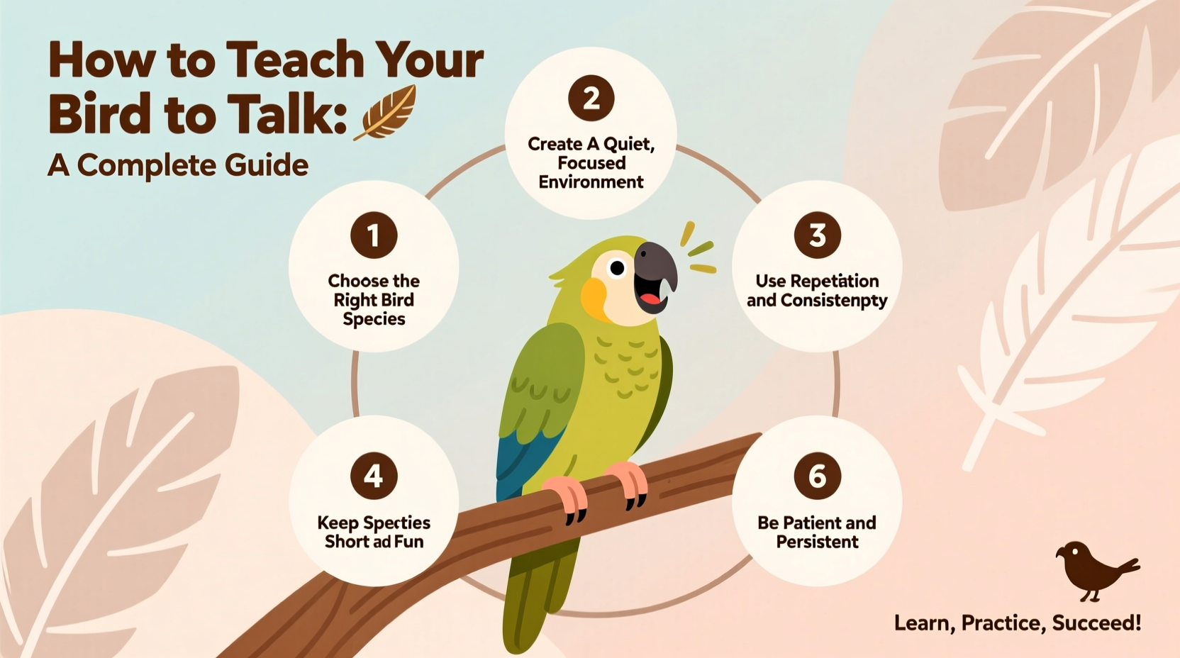how to teach your bird to talk