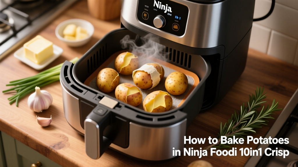 Bake Perfect Potatoes in Ninja Foodi 10-in-1 (Crisp &